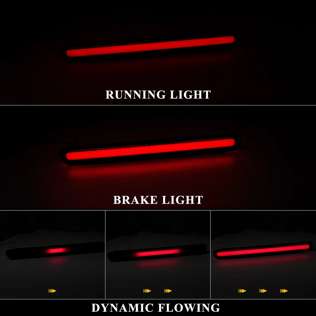 Auto Troisième Feu Stop Feu Stop Universel à LED Pour Voiture, Feu
