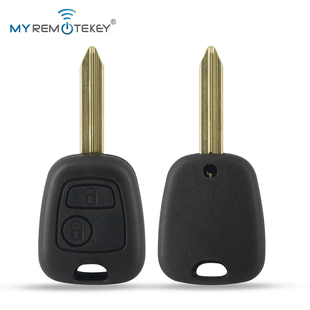 MYREMOTEKEY Schlüsselgehäuse 2 Tasten SX9 Klinge für Peugeot 806 EXPERT PARTNER RANCH Citroen Xsara C5 Elysee PICASSO SAXO Xantia