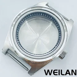 Silver Stainless Steel Watch Case with Multi - Colored Ring Options (No Bezel Insert)