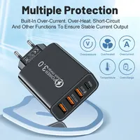 Многопортовое настенное зарядное устройство всего 20 Вт, USB-адаптер PD для Xiaomi iPhone 13 12 для зарядки мобильного телефона Samsung — изображение 3