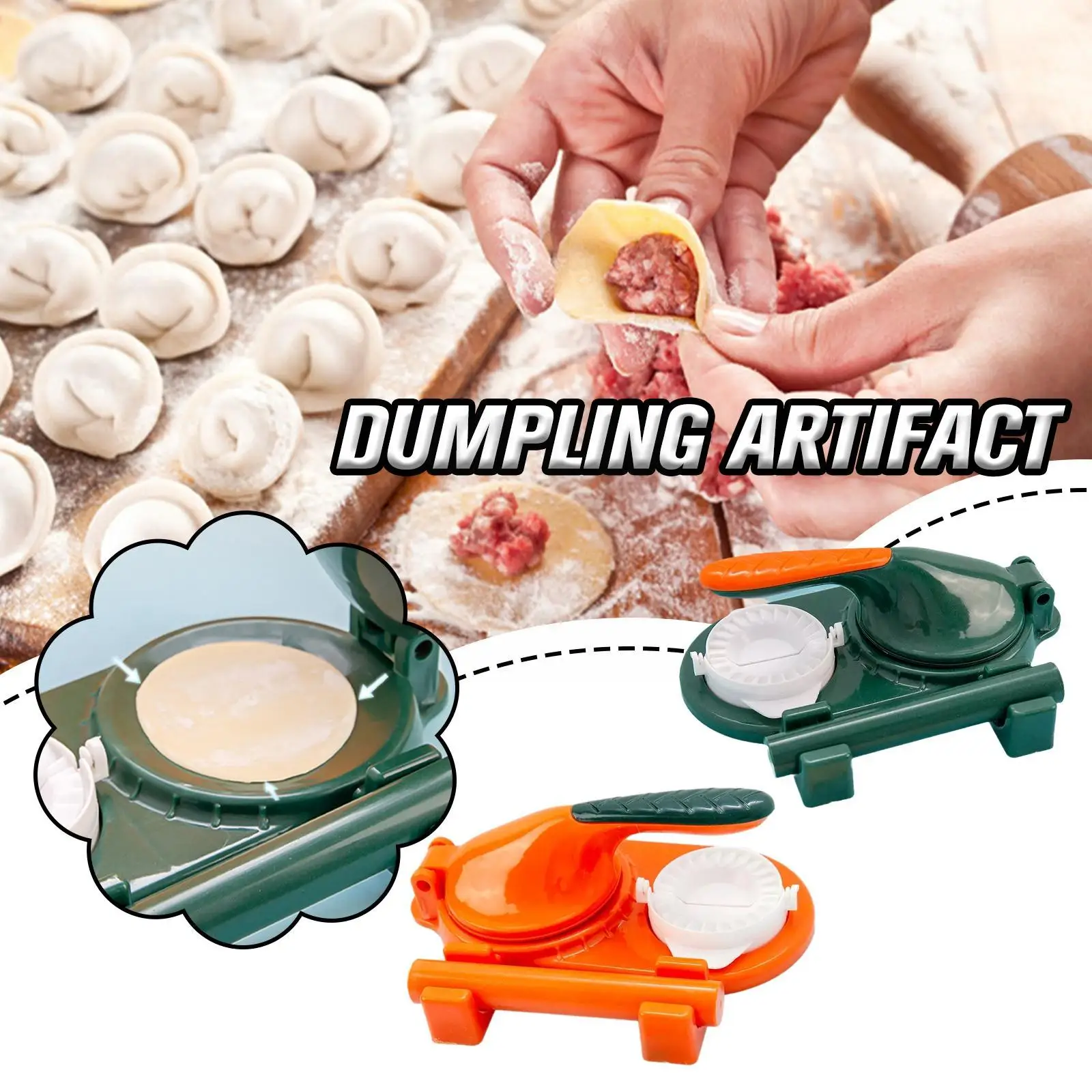 Dumpling Maker Diy Kit Wrapper Presser Manual Kitchen Tool Dumpling