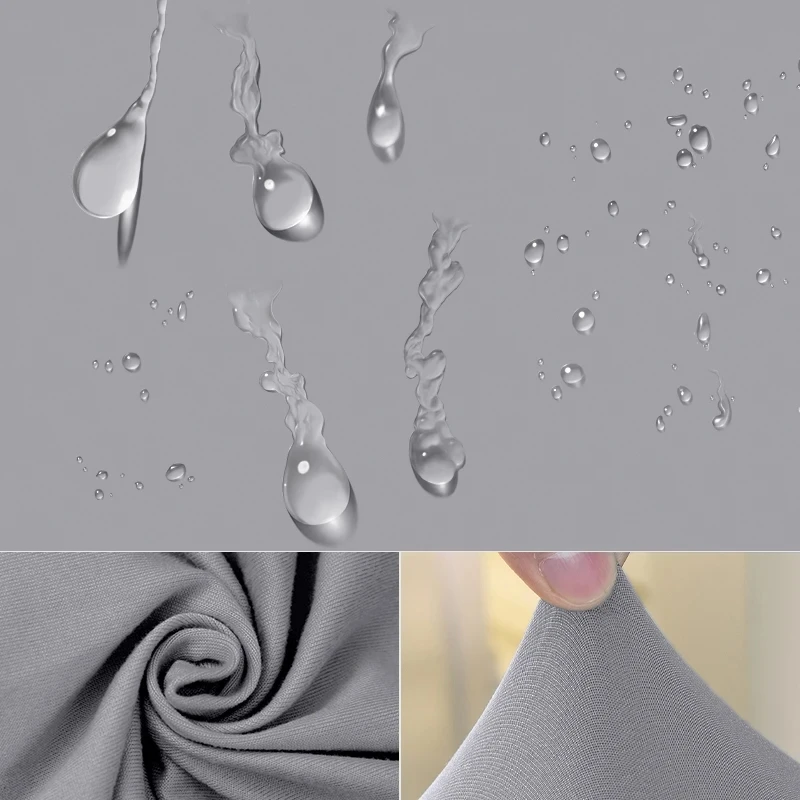 1Pcs Spandex Dining Room Chair Seat Cover Waterproof Elastic Cushion Cover Washable Slipcover Cover for Chair Home Hotel 3