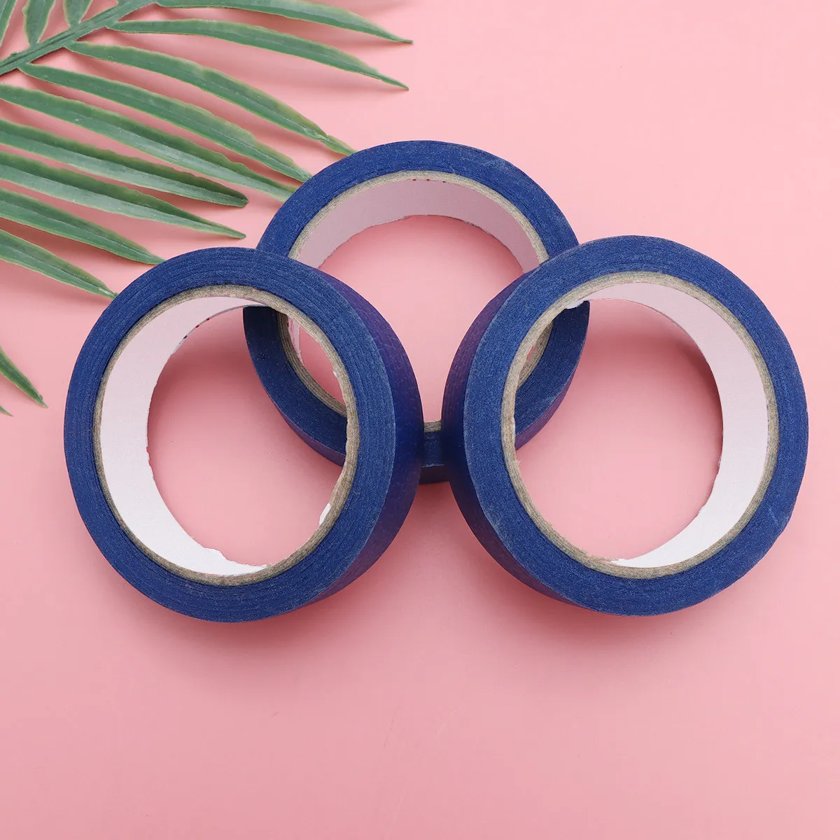 3Pcs 질감이 있는 종이 마스킹 테이프 25mm x 30m 3D 프린터 페인팅 커버용 강력하고 유연한 플라스틱 접착제 넓은 용도의 홈 장식