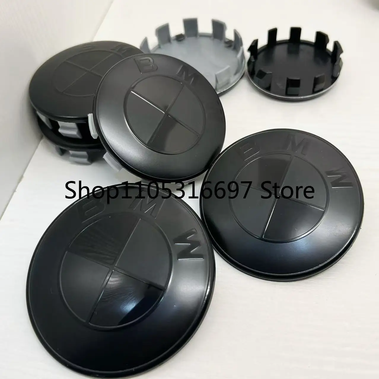 7개 세트는 BMW 그룹의 새로운 배지 세트, 82/74mm 로고, 56/68mm 허브 센터 커버 및 45mm 스티어링 휠 ABS 액세서리에 적합합니다.