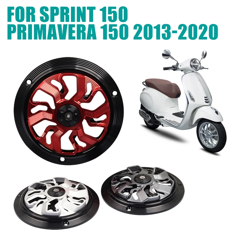 

For Vespa Primavera 150 Sprint 150 Primavera150 Motorcycle Engine Cover Fan Protector Radiator Guard Grille Decorative Cap Grill