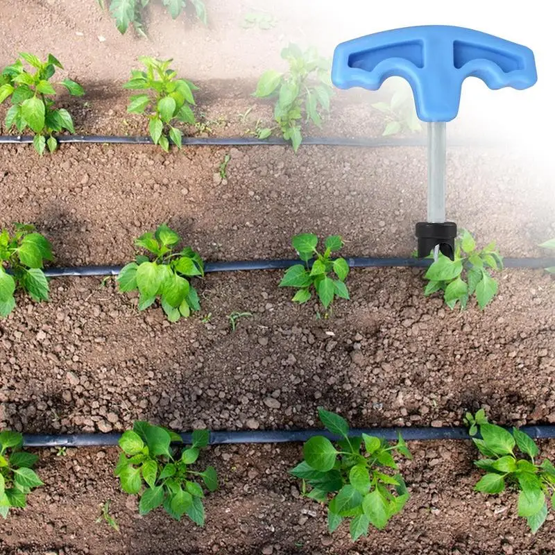 DIY Tools Punch Drip Hole Irrigation Automatic Tool Lines Drippers Lawn Single Puncher Watering Garden Tubing Tube Equipment Kits PE Water
