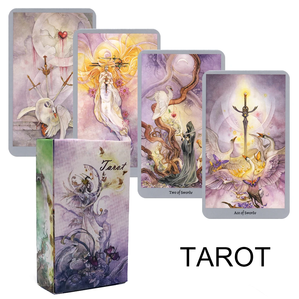 Shadows Tarot 78 Cards Set Tarot Cards Party Game Deck Mystical Divination Oracle Friend Party Board Game