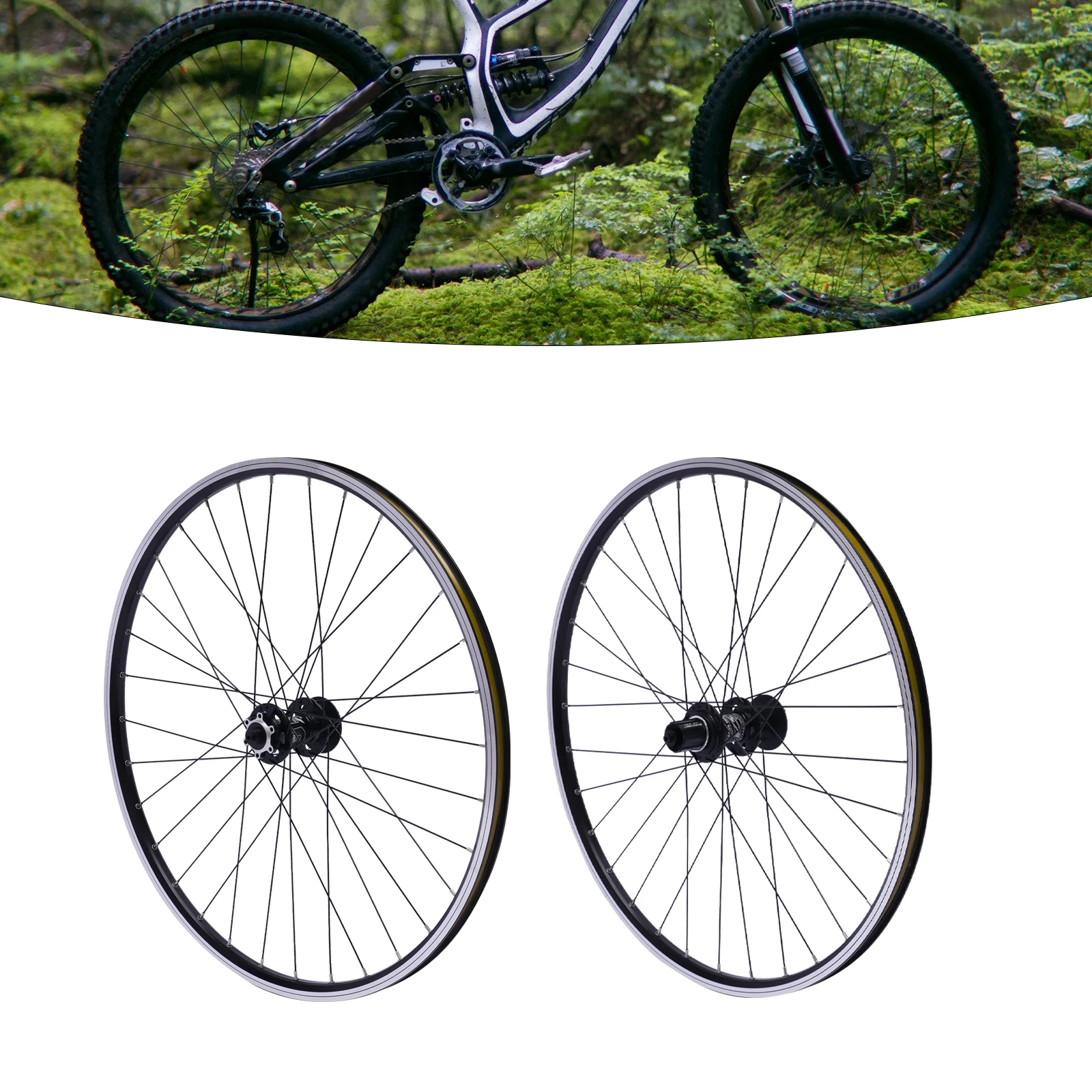 Rear Wheel 26 Mountain Bike Wheel Disc Brake Mountain Bike