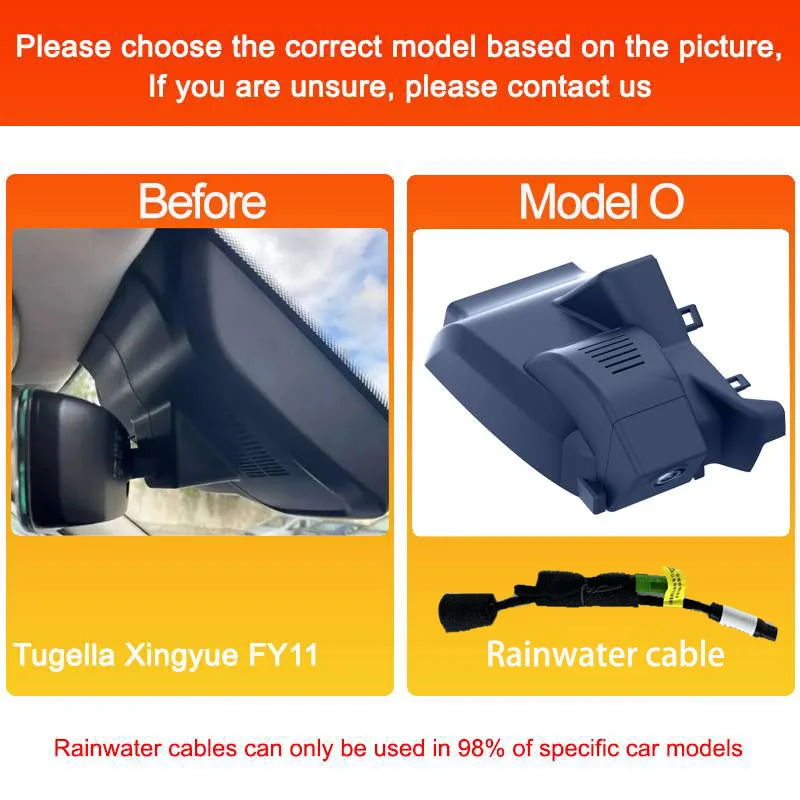 Фото Видеорегистратор для Geely Tugella Xingyue FY11 2160 2020 2021, 4K HD 2022 P №2