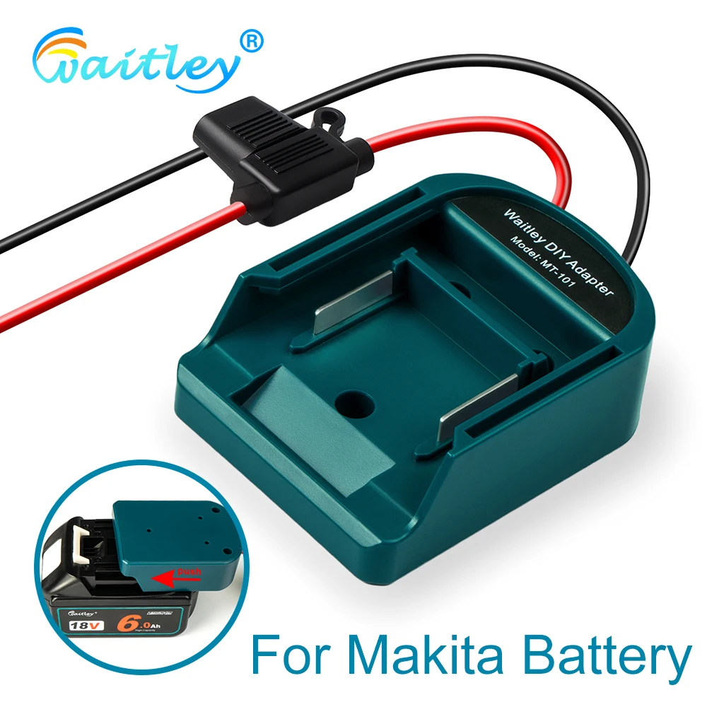 Adaptador de batería externa, convertidor para MT Makita de 14V/18V, caja  de herramientas eléctricas DIY, kit de accesorios de enchufe, extensión  eléctrica| | - AliExpress