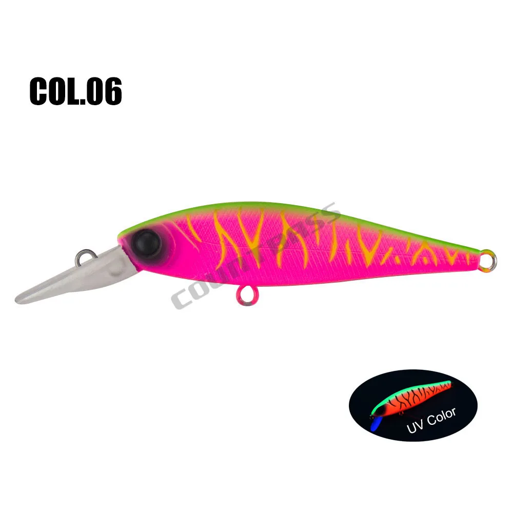 COUNTBASS 90mm 11.4g Floating Minnow Deep Diving Jerk Baits Depth