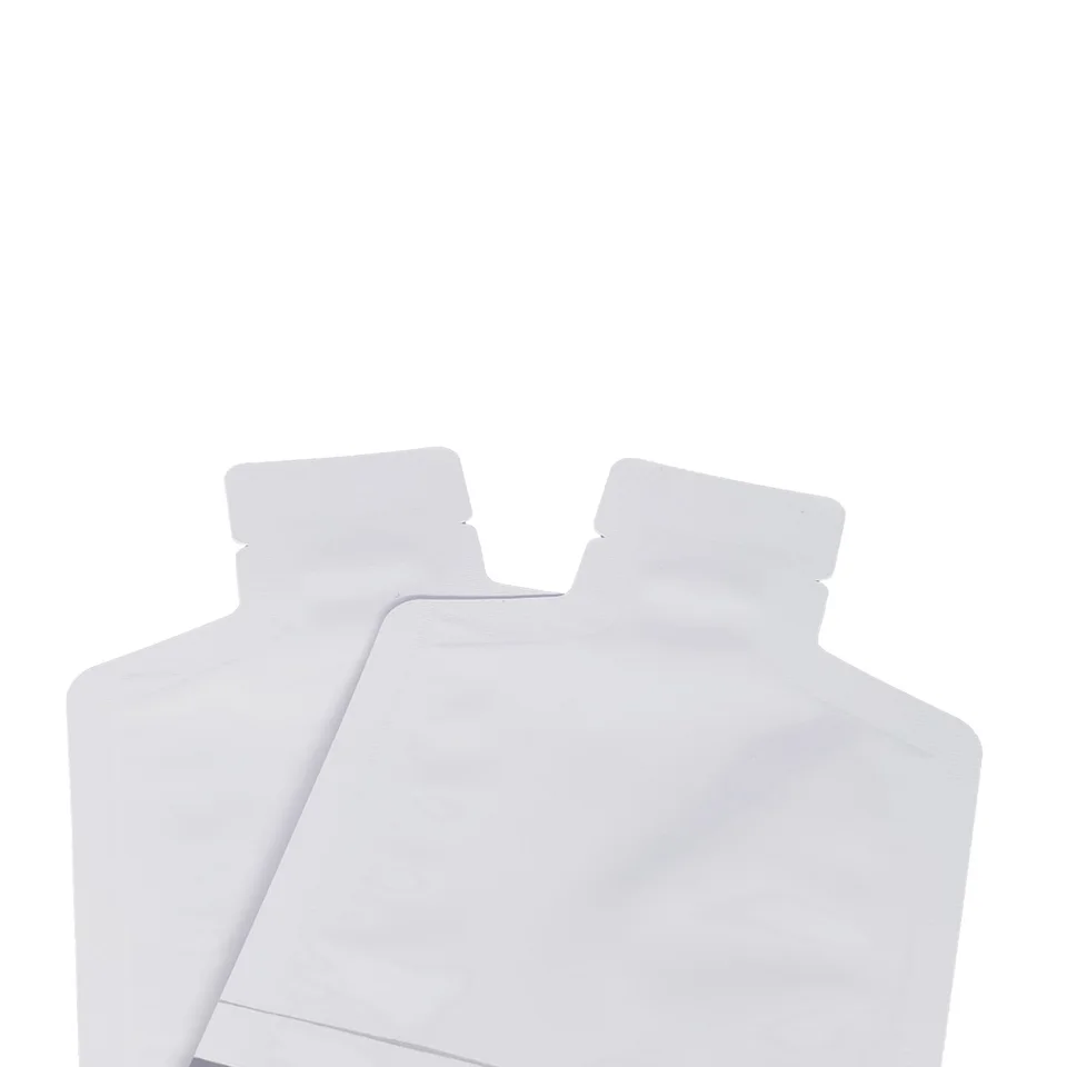 Glossy White Aluminum Foil Mylar Bags Set