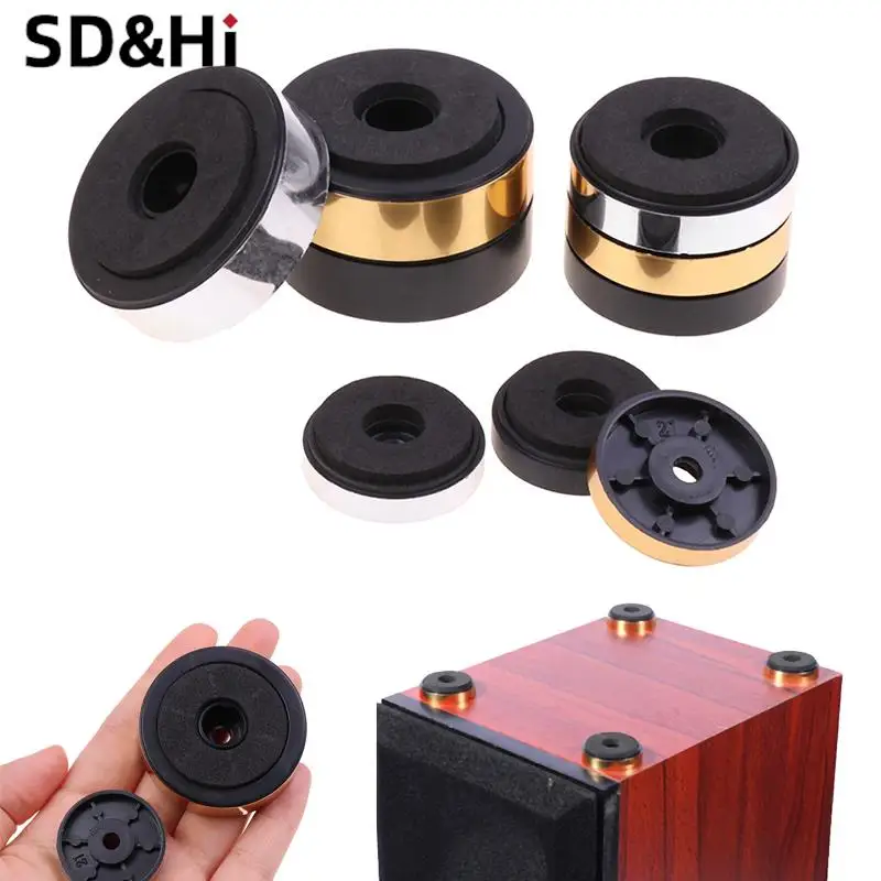 4pcssetSpeakerSpikesStandFeetsAudioActiveSpeakersRepairParts