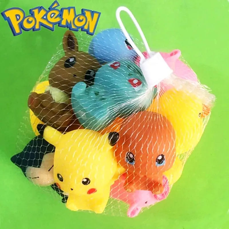 pokemon plush toys pikachu bag pendant anime figure eevee charmander bulbasaur kawaii stuffed dolls decoration for kids gifts Pokemon Anime Pikachu Bulbasaur Charmander Squirtle Eevee Snorlax Cartoon Figures Vocal Bath Toy for Kids Baby Bathroom Toys