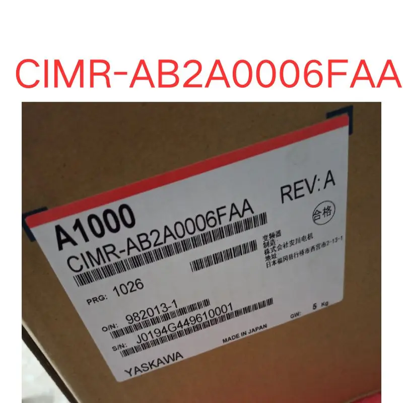 

Brand New CIMR-AB2A0006FAA inverter 1.1kw/0.75kw Fast Shipping