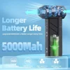 130000RPM Mini Turbo Jet Fan Electric Air Duster Adjustable wind speed Turbo Violent Blower Rechargeable with Light Car Cleaning 5