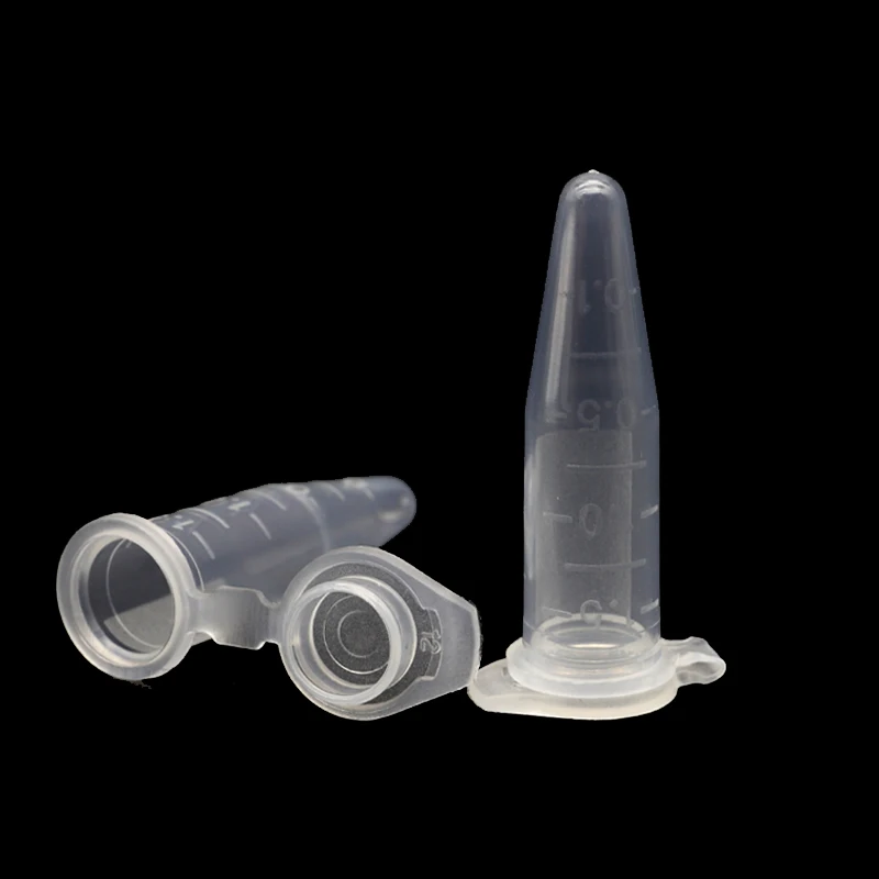 Lab clear plastic test tube centrifuge vialsnap cap plastic centrifuge tube ep pcr seed bottle experiment