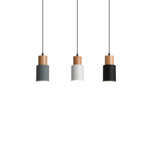 Lustre minimaliste chambre lampe de chevet moderne nordique Restaurant simple tête petit lustre comptoir de Bar petit lustre 1