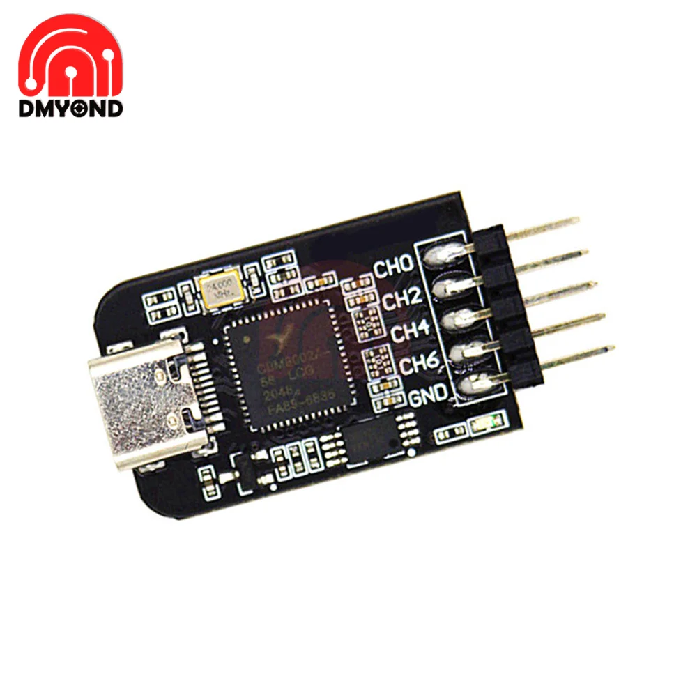 Mini Logic Analyzer Type-C InterfaceMCU ARM FPGA Debugging Tool 24m Sampling 8 Channels Analyzer Development Board Module 5