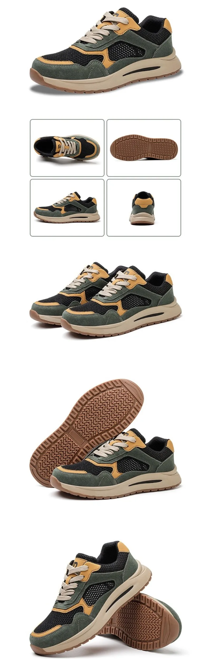 Diansen 2023 Herren Sicherheitsschuhe Neue Sommer Mesh Leichte Atmungsaktive Sneaker Pannensichere Rutschfeste Schutzarbeit_voghion.com