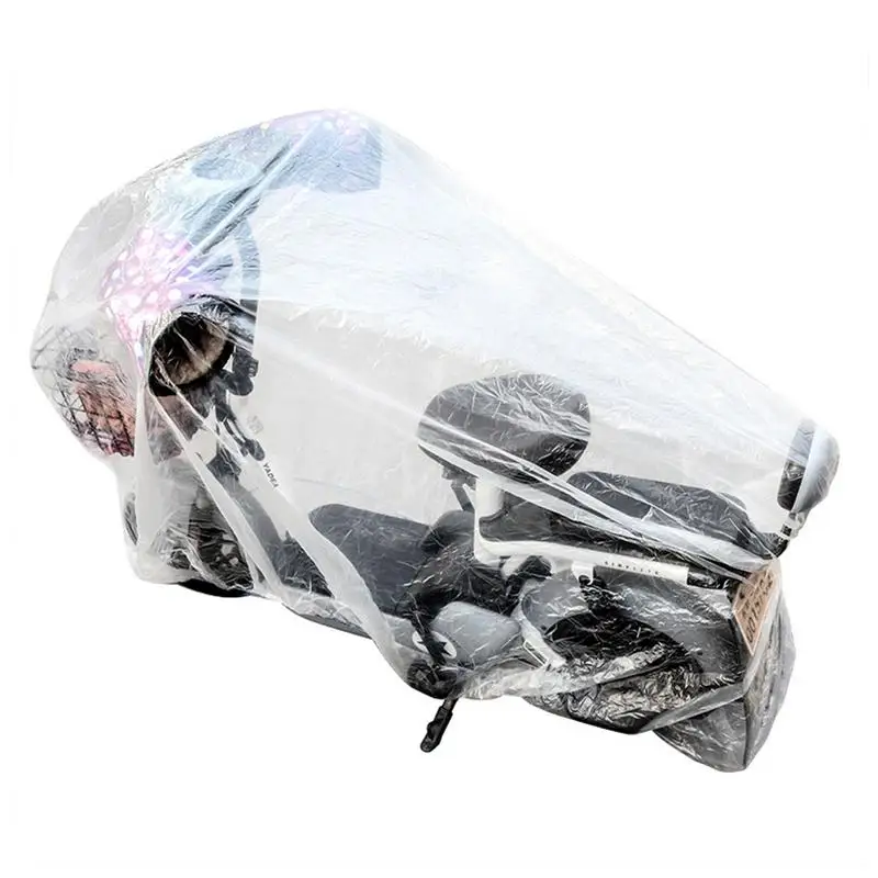 

Motorcycle Cover Waterproof Outdoor Rain Dust Protector Universal Tear Proof All Season Heat Resistant Motorcycle Rain Cover