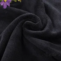 3 Thickened Black Microfiber Towels, Household Towels, Car Cleaning Cloths Multipurpose Wipes 2