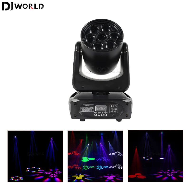 

LED Beam+Wash Six Bees Eyes 6x15W RGBW DMX512 100W Moving Head Spot Lights For DJ Disco Party Dance Floor Clubs Bar
