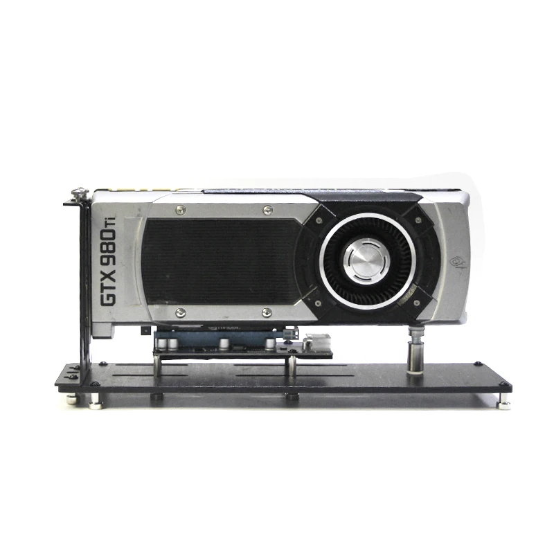 그래픽 카드 수직 브래킷 라이저 PCI Express 스텐트 마운트 스탠드 홀더 PC 케이스 3 슬롯 GPU 랙 3090 4090
