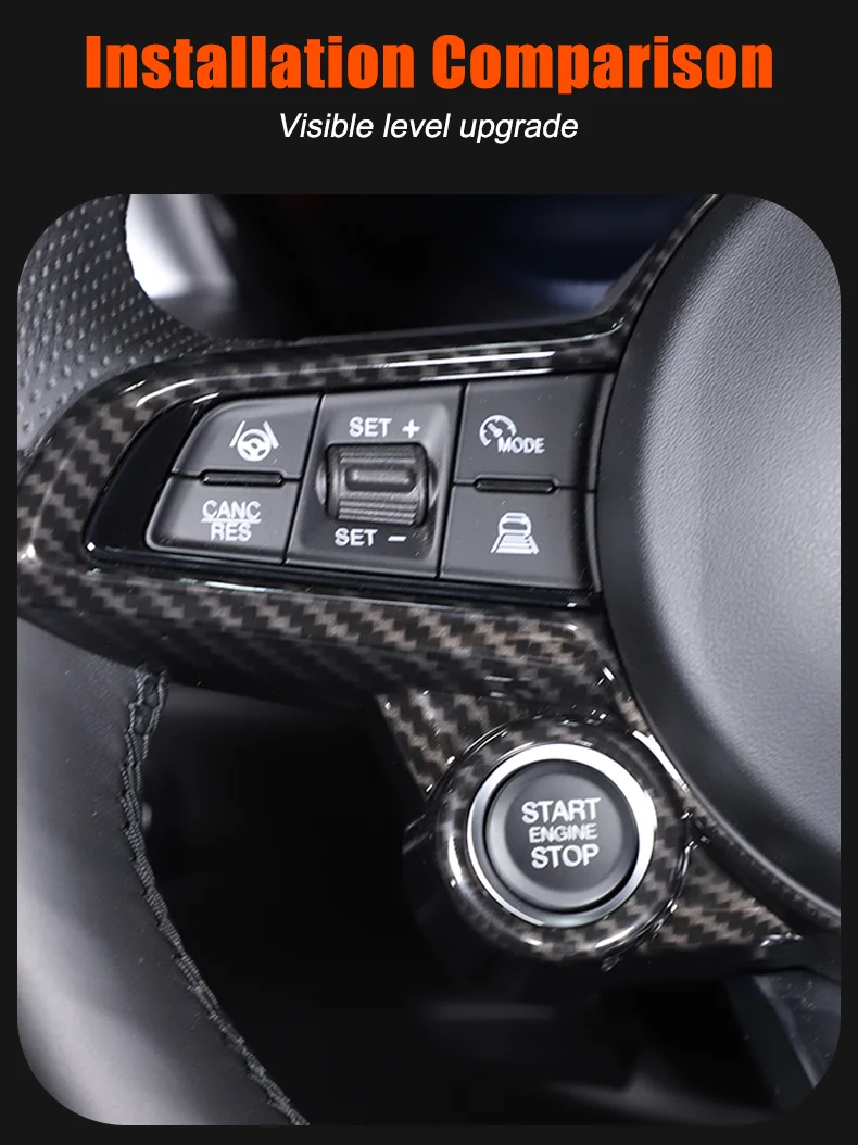 Custodia Fibra Di Carbonio Per Telecomando Alfa Romeo - Stile Sportivo - Foto 6