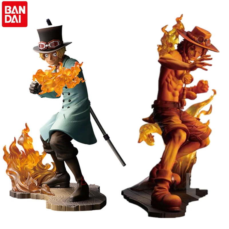 Bandai Genuine Anime Figure One Piece Stampede Brotherhood Sabo Portgas D Ace Action Modelfigurals Brinquedos Toys Navidad Gift Action Figures Aliexpress
