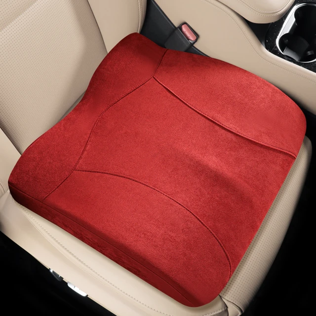 Car Booster Seat Pad Memory Foam Pad Adult Car Seat Thickening Booster Pad  Driving Test Office Seat Suitable For Short People - AliExpress