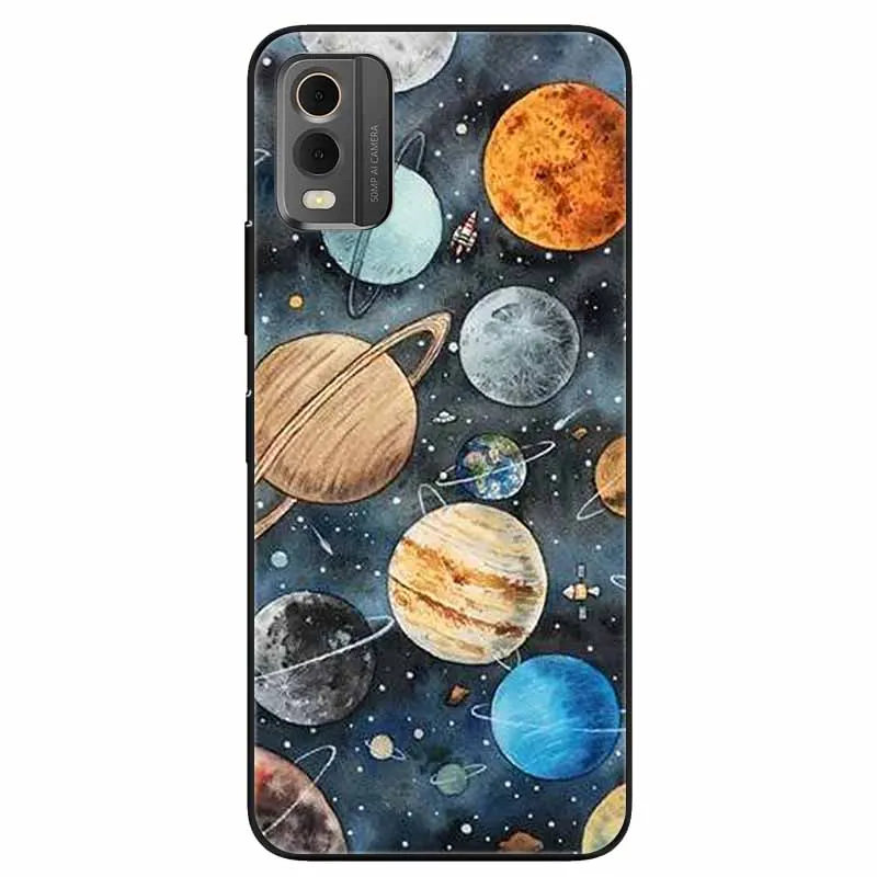 Cartoon Silicone Protective Soft Bumpers with Cool Wolf Design Phone Case
