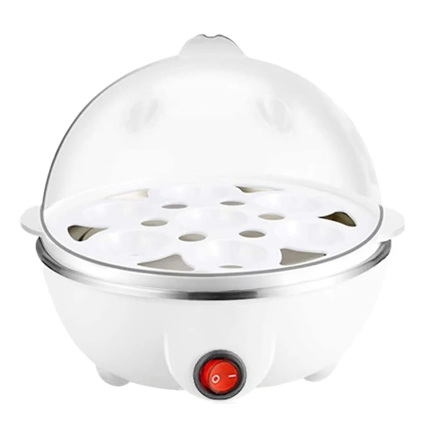 Egg Poacher Electric Boiled Egg Cooker Boiler Maker Stainless Steel Steamer Pan