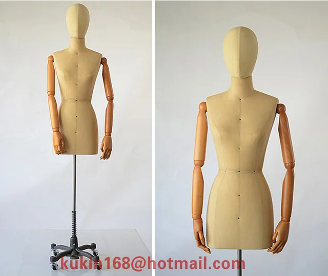 Female Mannequin Display Arm, Dress Form Mannequin Wooden Arm