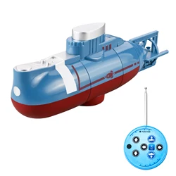 Remote Control Mini Submarine - Waterproof Diving Toy for Kids, Perfect Christmas & New Year Gift (Blue)