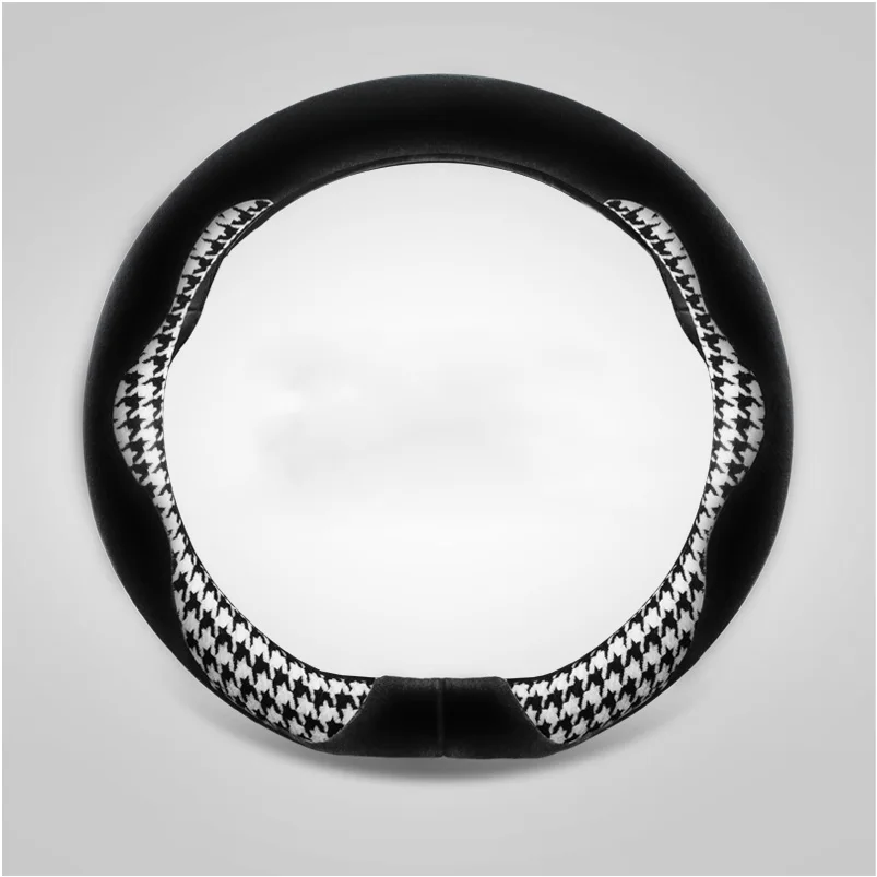 Per Hongqi H9 H5 Hs5 Hs7 Eqm5 Coprivolante Invernale Universale Maniglia Interna Shell Accessori Per Auto Peluche Artificiale Nero