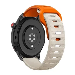 Versatile Sports Silicone Wristband - Comfortable Fit for Active Lifestyle (Orange Starlight)