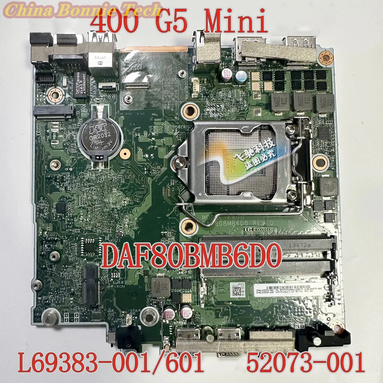 L69383-001/601 L52073-001 Daf80Bmb6D0 Per Scheda Madre Pc Desktop Hp Prodesk 400 G5 Dm