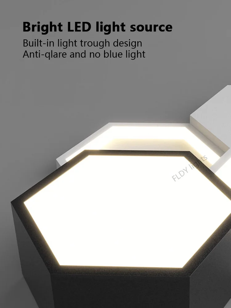 Modern Dimmable LED Ceiling Lamps Simple Living Room LIghts Lustre Home Decor Bedroom Study Dining Room Lighting Indoor Fixtures 5