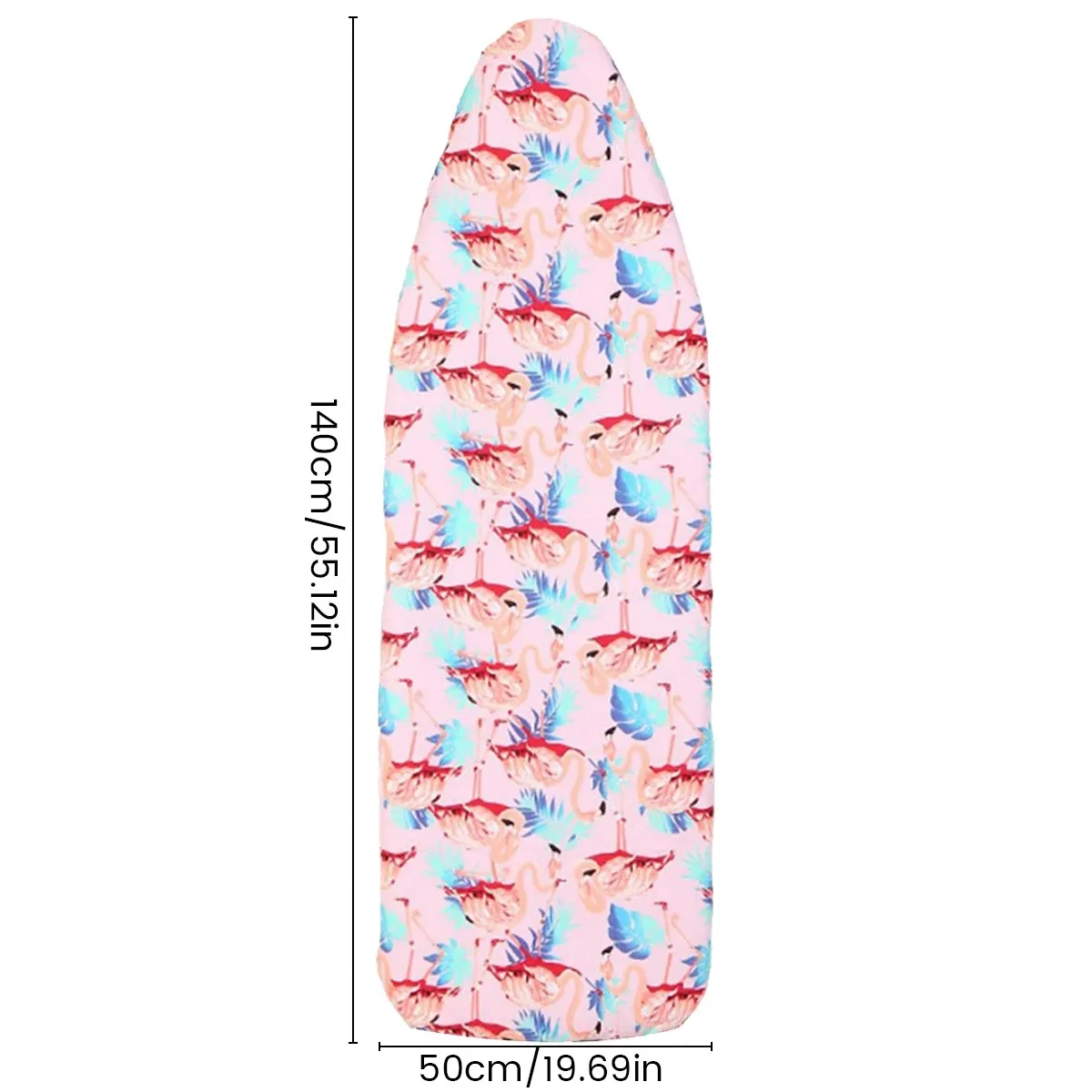 Ironing Board Cover Ironing Board Pad Replacement Heat Resistant Small Ironing Board Cover Durable Elegant Printed Pink Flamingo