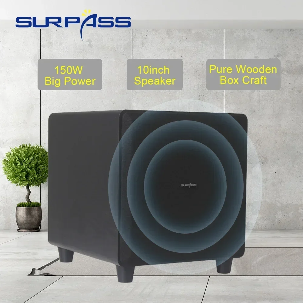 Altoparlante Subwoofer Hifi Full Range 90W Big Pwer 10 "Subwoofer Heavy Bass Altoparlante Box Audio Music Home Sound System Subwoofer