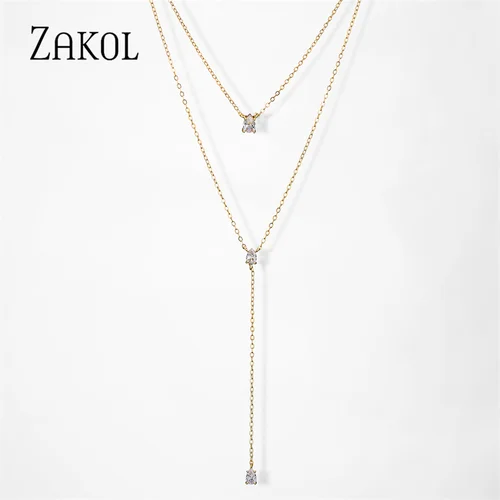 화려함과 우아함을 동시에! ZAKOL의 여성용 원형 더블 레이어 쇄골 초커 목걸이 추천