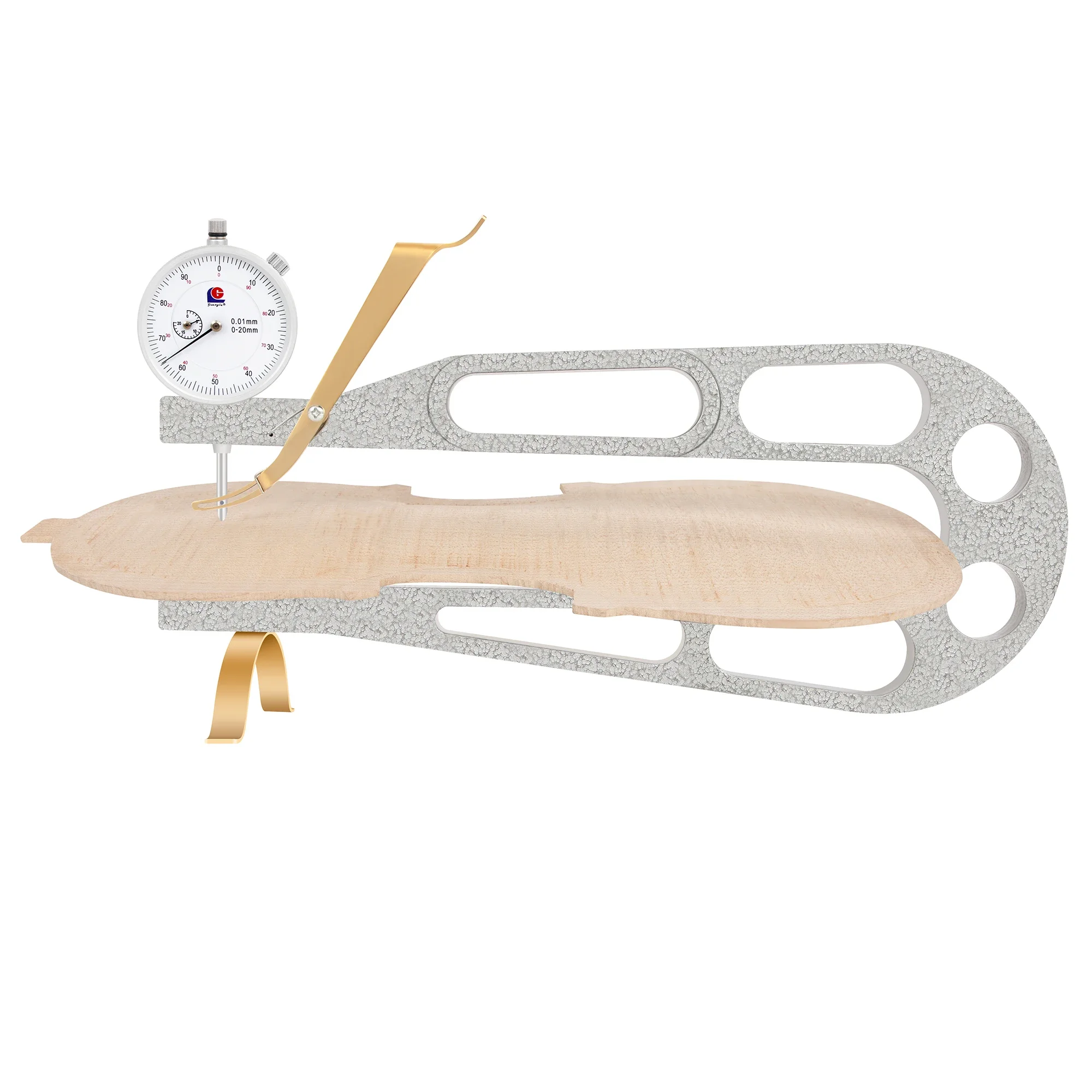 Thickness Gauge Measuring Meter Violin Tools for Fiddler/Cello/Bass/Guitar Aluminous Measurement Gauge dial indicator Luthier violin thickness gauge