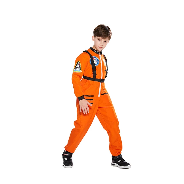 Costume da astronauta per donna uomo tuta spaziale Costume da astronauta  tuta da volo pilota per adulti con Costume da coppia con cerniera -  AliExpress