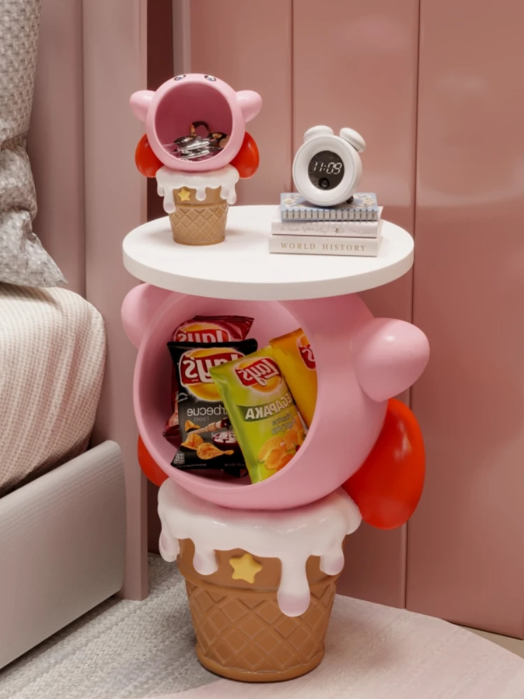 *New children's bedroom bedside table living room cartoon side table creative cartoon decoration storage cabinet display rack