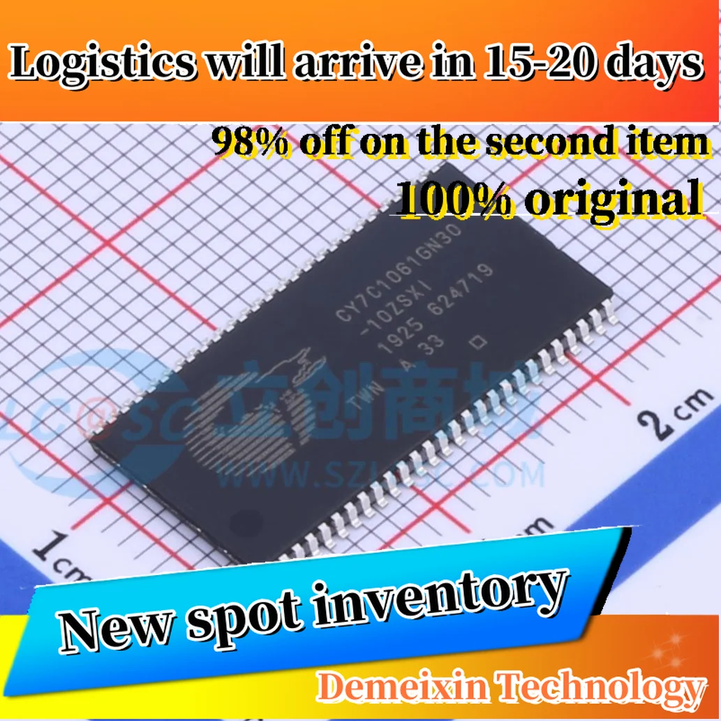 1PCS 100%Original CY7C1061GN30-10ZSXIT TSOPII-54-10.2mm New in Stock