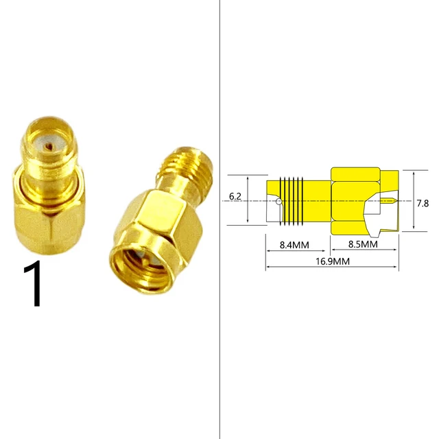 DexMRtiC SMA Male / Female RF Coax Adapter Connector Straight Right Angle T Type Splitter Goldplated NEW Wholesale Type1
