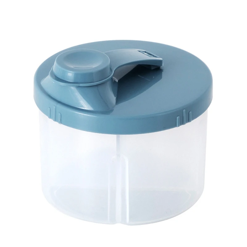 Portable Reusable Baby Storage Box Snacks Cups 4 Compartments Formula Dispenser Newborn Milk Powder