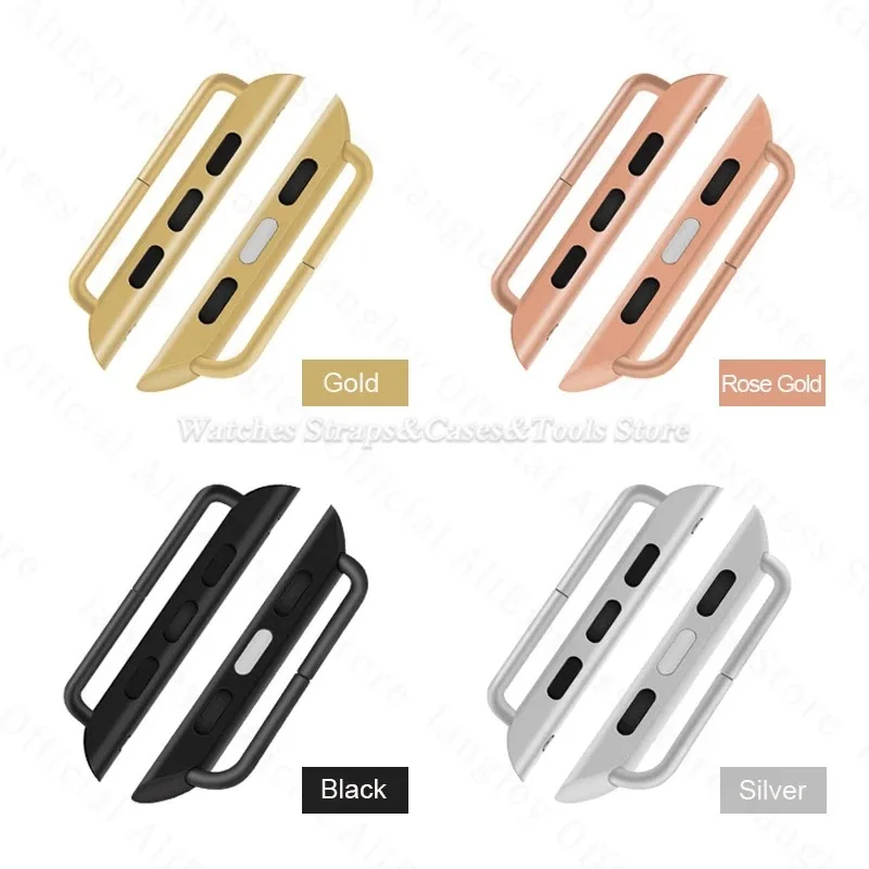 Universal Metal Connector Adapter for Apple Watch - Set of 2 Accessories