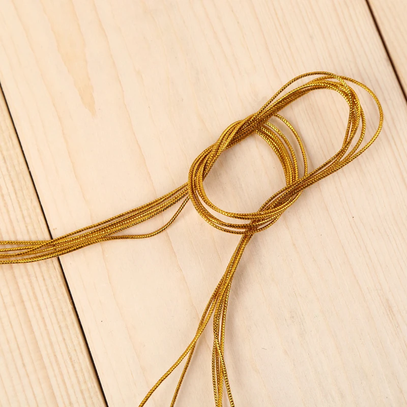 100Meters/Lot 1MM Gold Silver Wire Beading Wire Cord String For DIY Craft Jewelry Making Finding Accessories aluminum wire